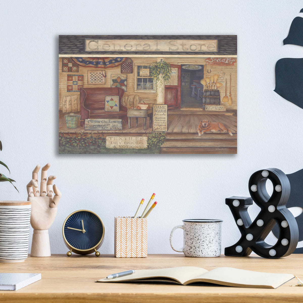 Epic Art 'General Store I' by Pam Britton, Acrylic Glass Wall Art,16x12