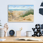 Epic Art 'Footprints' by Pam Britton, Acrylic Glass Wall Art,16x12