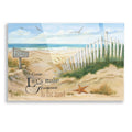 Epic Art 'Footprints' by Pam Britton, Acrylic Glass Wall Art