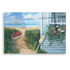 Epic Art 'Beach Cottage I' by Pam Britton, Acrylic Glass Wall Art