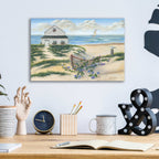 Epic Art 'Beach Cottage II' by Pam Britton, Acrylic Glass Wall Art,16x12