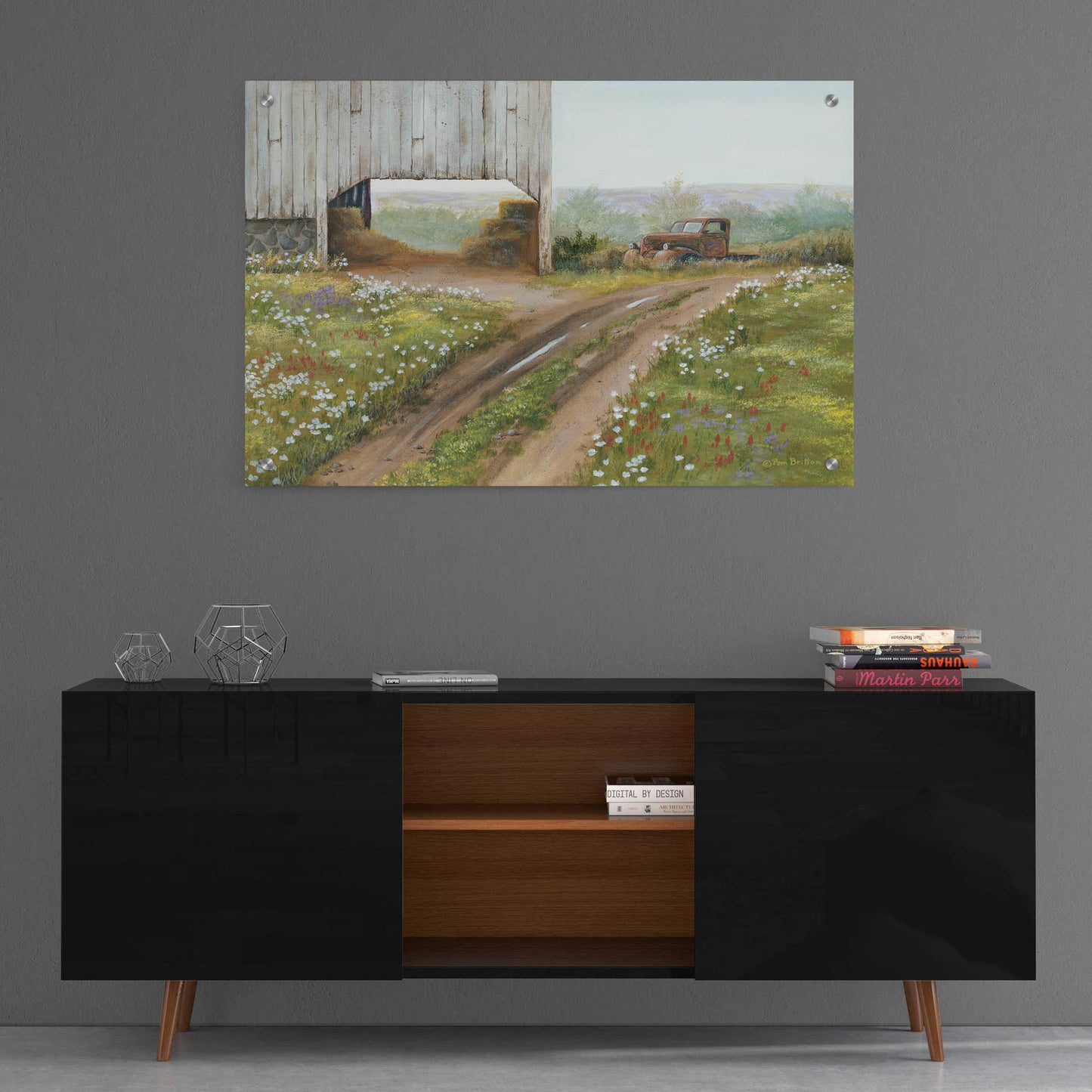 Epic Art 'The Old Flatbed' by Pam Britton, Acrylic Glass Wall Art,36x24