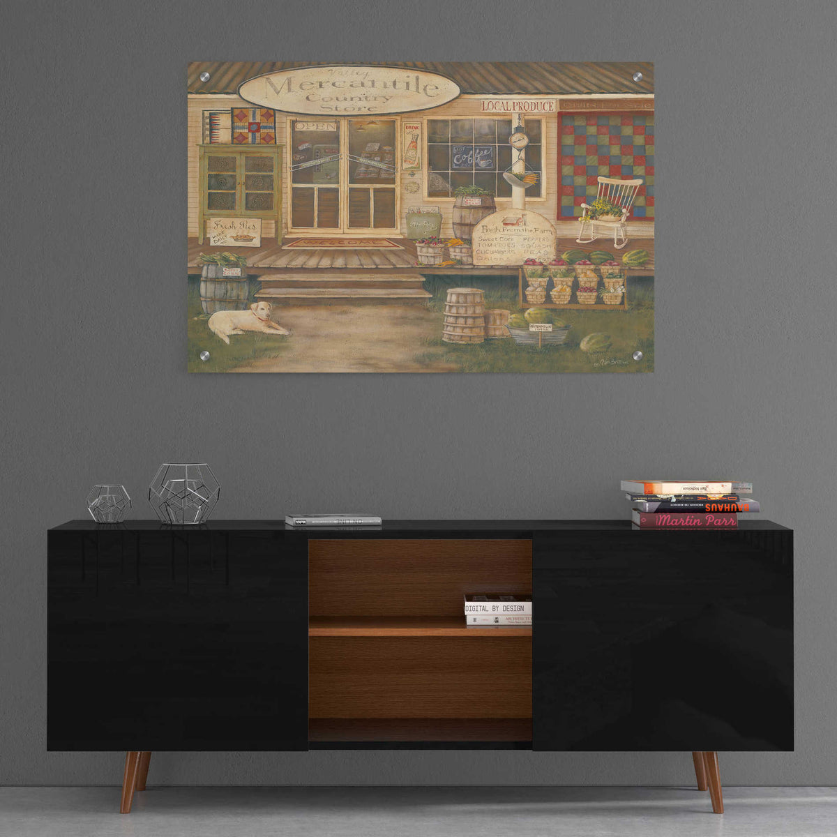 Epic Art 'General Store II' by Pam Britton, Acrylic Glass Wall Art,36x24