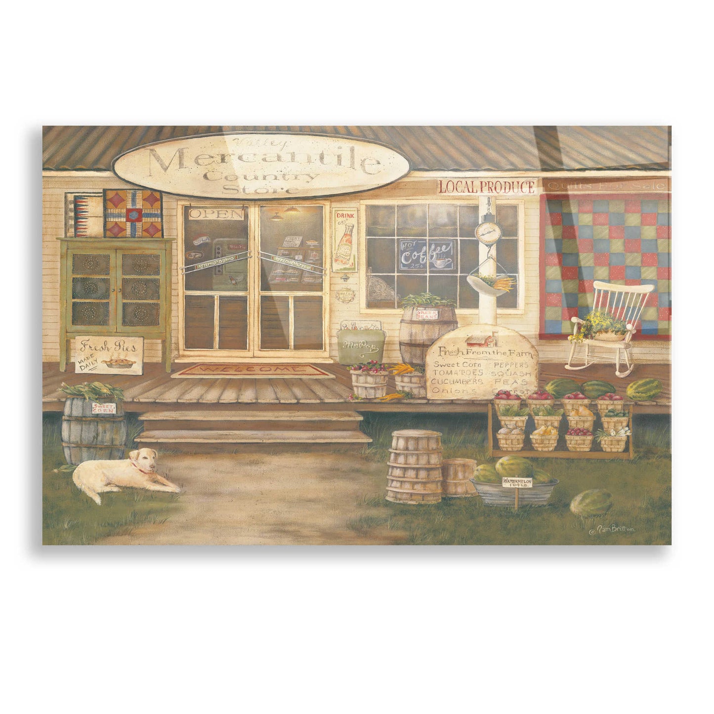 Epic Art 'General Store II' by Pam Britton, Acrylic Glass Wall Art