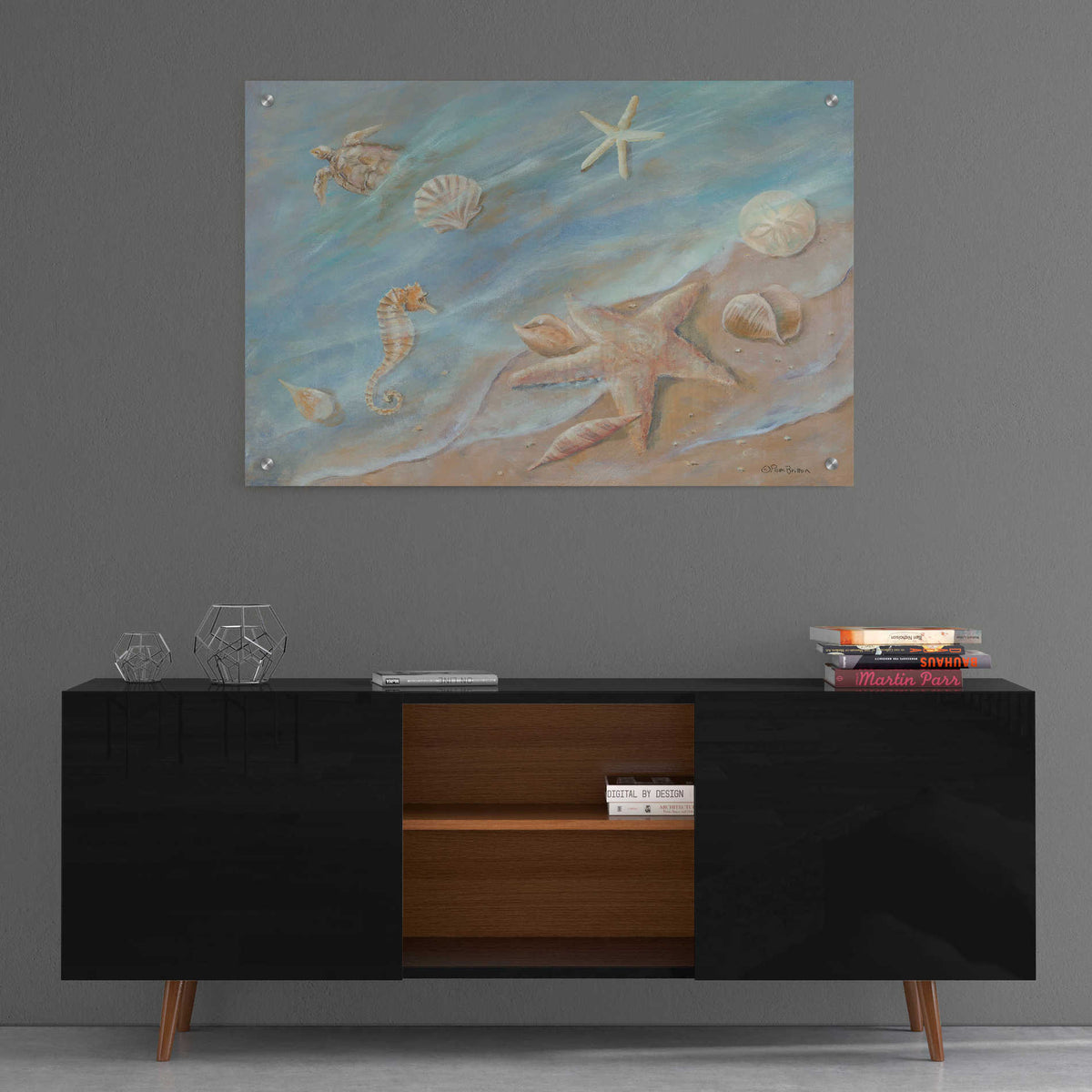 Epic Art 'Seashore Star I' by Pam Britton, Acrylic Glass Wall Art,36x24