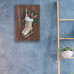 Epic Art 'Cardinals & Skates' by Pam Britton, Acrylic Glass Wall Art,16x24