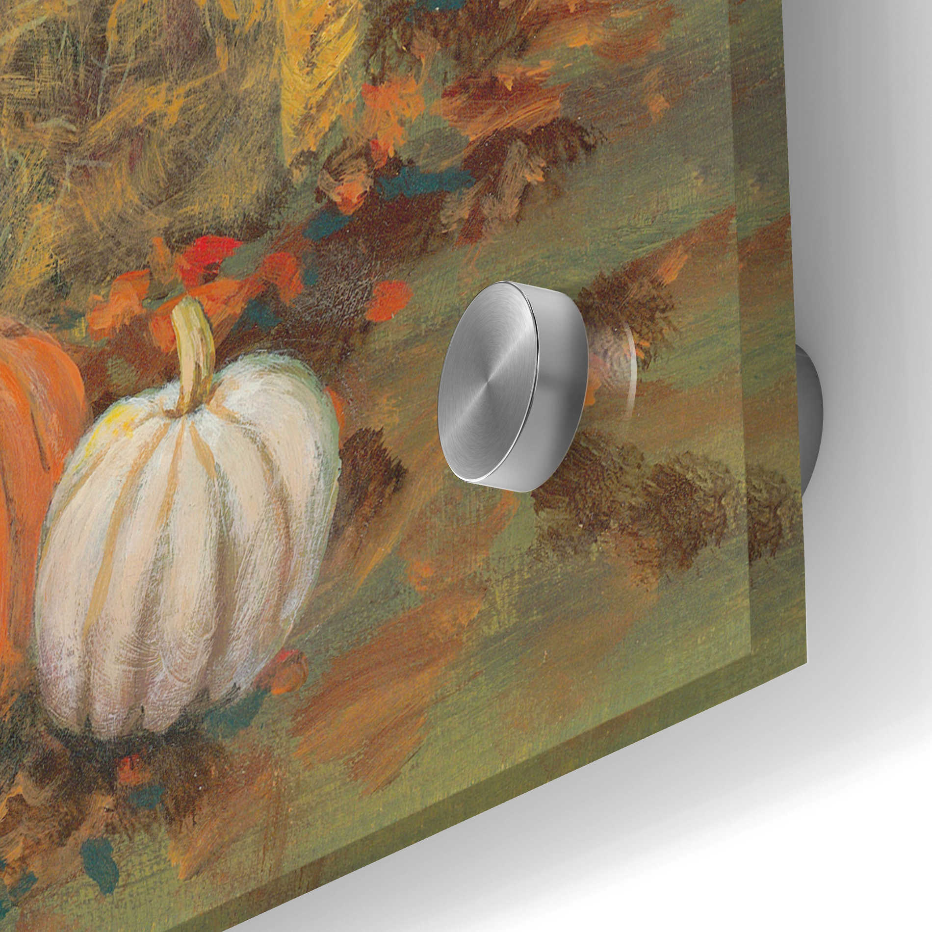 Epic Art 'Harvest Pumpkins' by Pam Britton, Acrylic Glass Wall Art,24x36