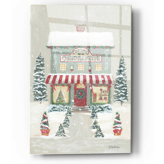 Epic Art 'Country Christmas Shoppe' by Pam Britton, Acrylic Glass Wall Art
