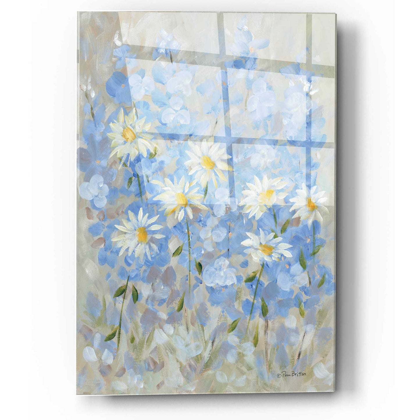 Epic Art 'Garden of Joy' by Pam Britton, Acrylic Glass Wall Art,12x16