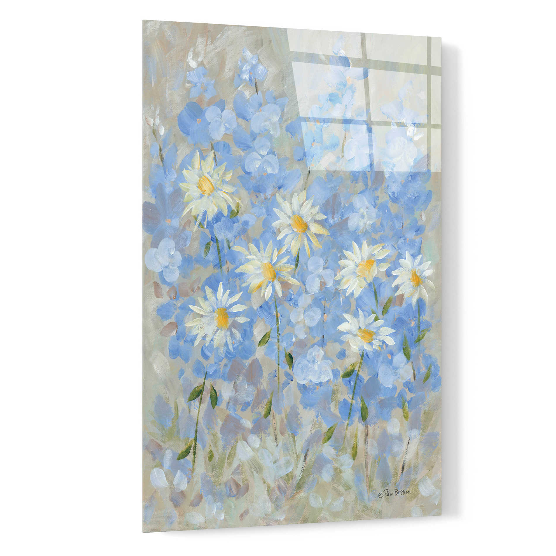 Epic Art 'Garden of Joy' by Pam Britton, Acrylic Glass Wall Art,16x24