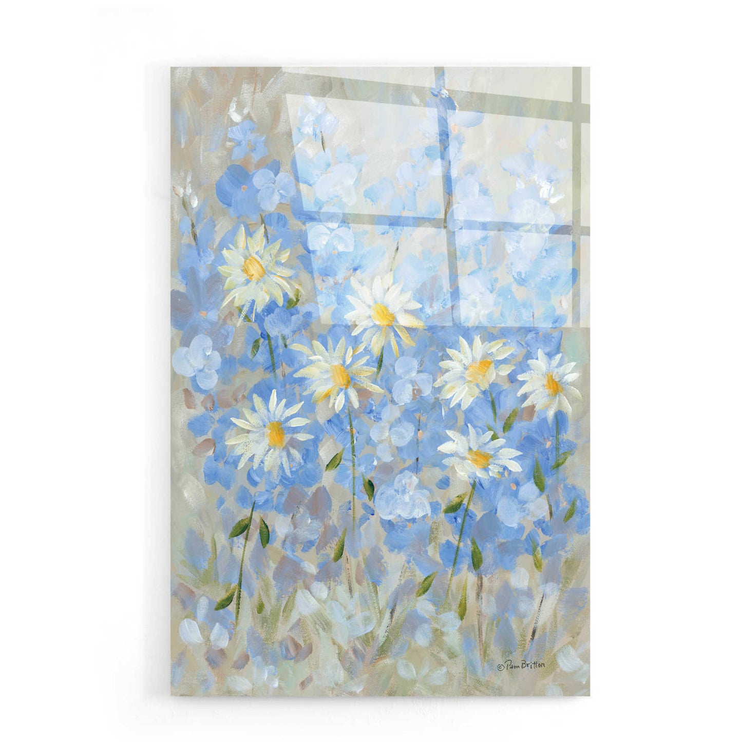 Epic Art 'Garden of Joy' by Pam Britton, Acrylic Glass Wall Art,16x24