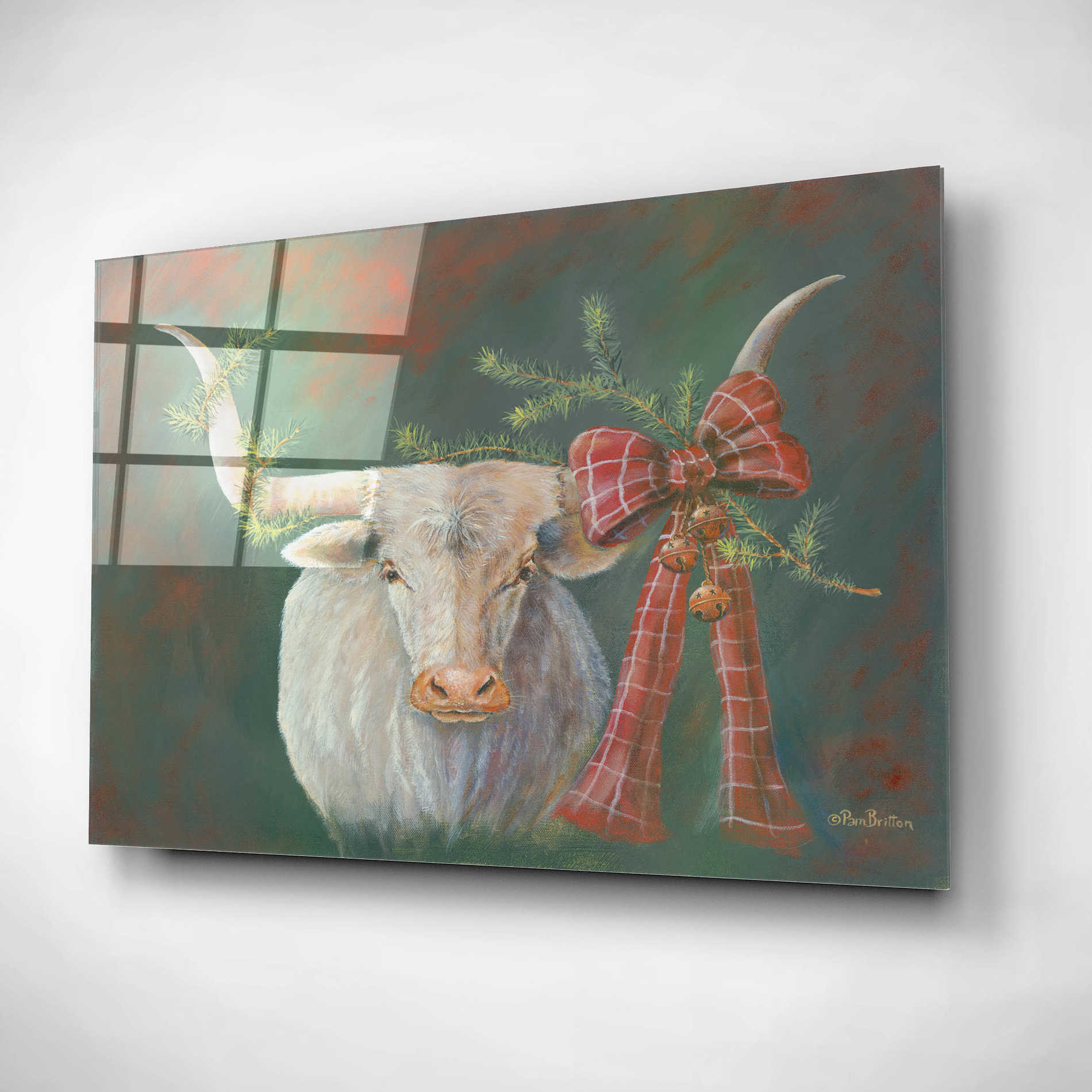 Epic Art 'Hilda Mae Decked Out' by Pam Britton, Acrylic Glass Wall Art,24x16