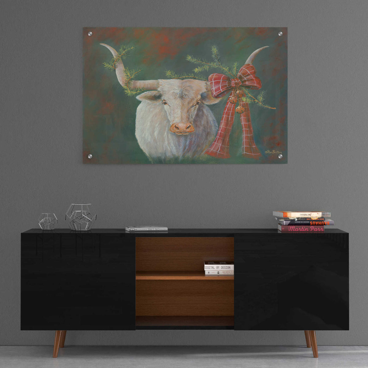 Epic Art 'Hilda Mae Decked Out' by Pam Britton, Acrylic Glass Wall Art,36x24