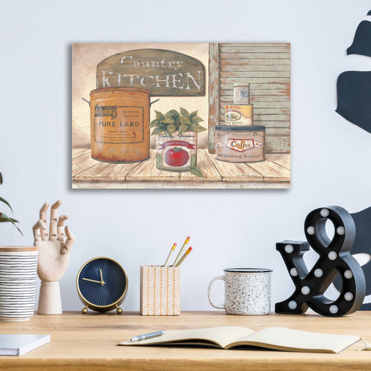 Epic Art 'Mom's Kitchen II' by Pam Britton, Acrylic Glass Wall Art,16x12