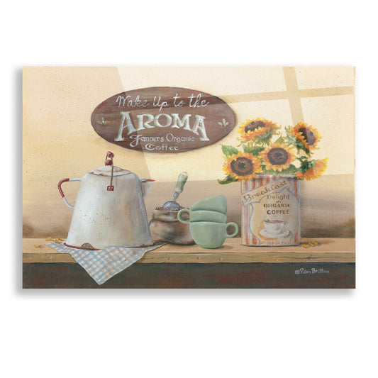 Epic Art 'Wake Up to the Aroma' by Pam Britton, Acrylic Glass Wall Art