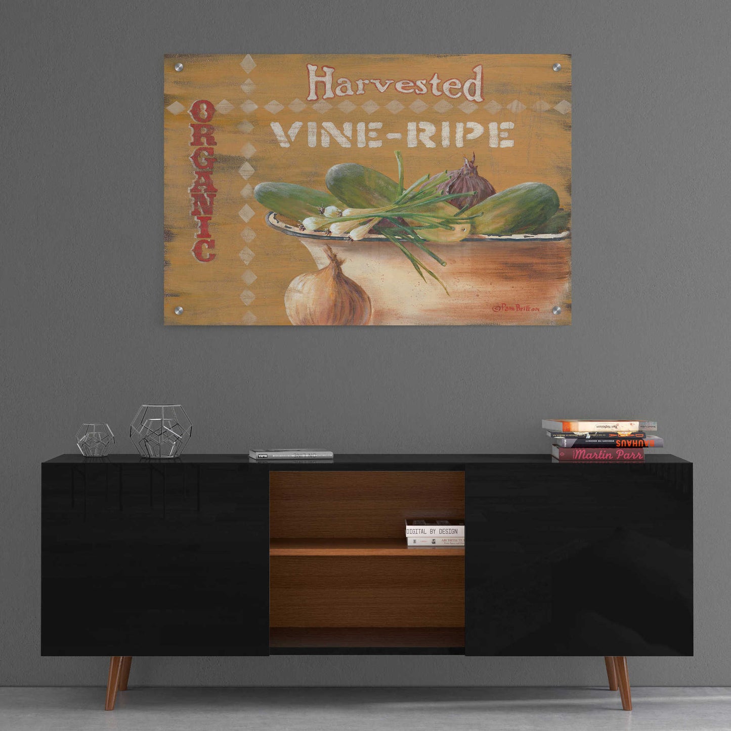 Epic Art 'Vine Ripe' by Pam Britton, Acrylic Glass Wall Art,36x24