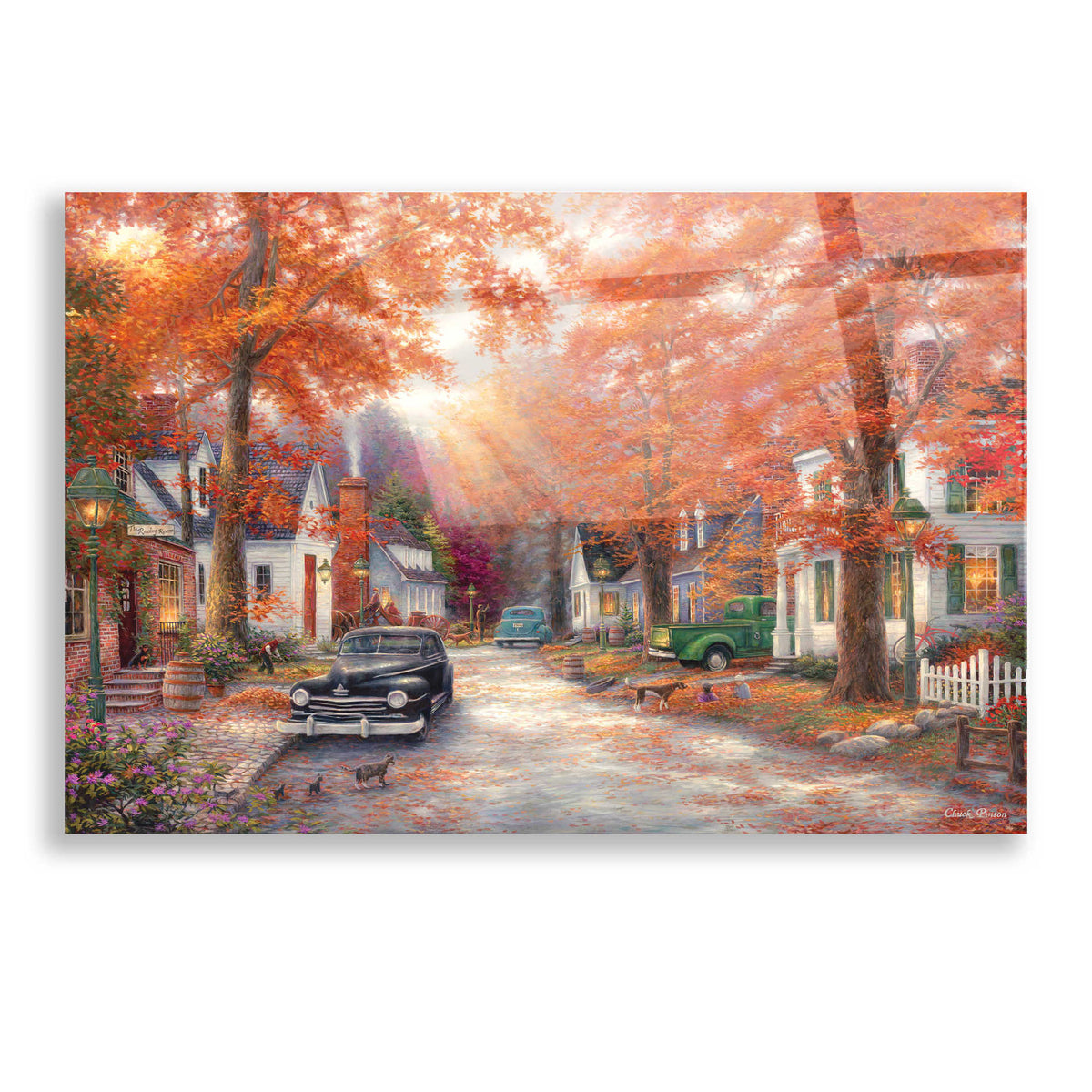 Epic Art 'A Moment on Memory Lane' by Chuck Pinson, Acrylic Glass Wall Art,16x12