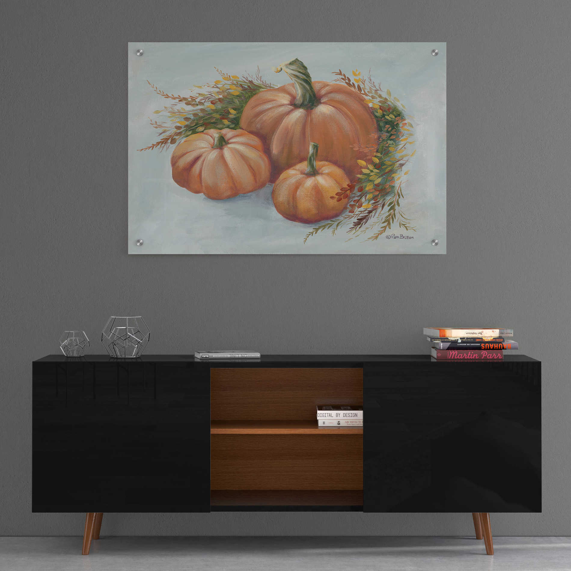 Epic Art 'Harvest Arrangement I' by Pam Britton, Acrylic Glass Wall Art,36x24