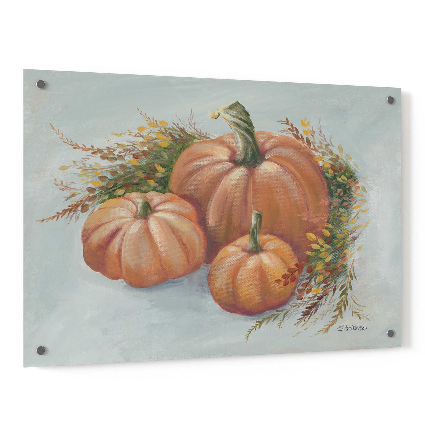 Epic Art 'Harvest Arrangement I' by Pam Britton, Acrylic Glass Wall Art,36x24