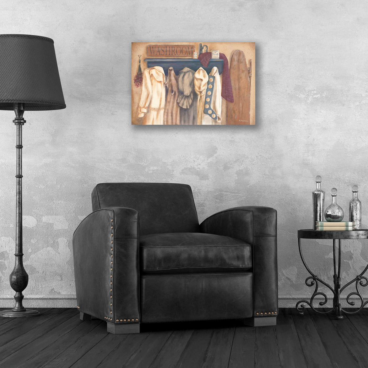 Epic Art 'Washroom Assortment' by Pam Britton, Acrylic Glass Wall Art,24x16