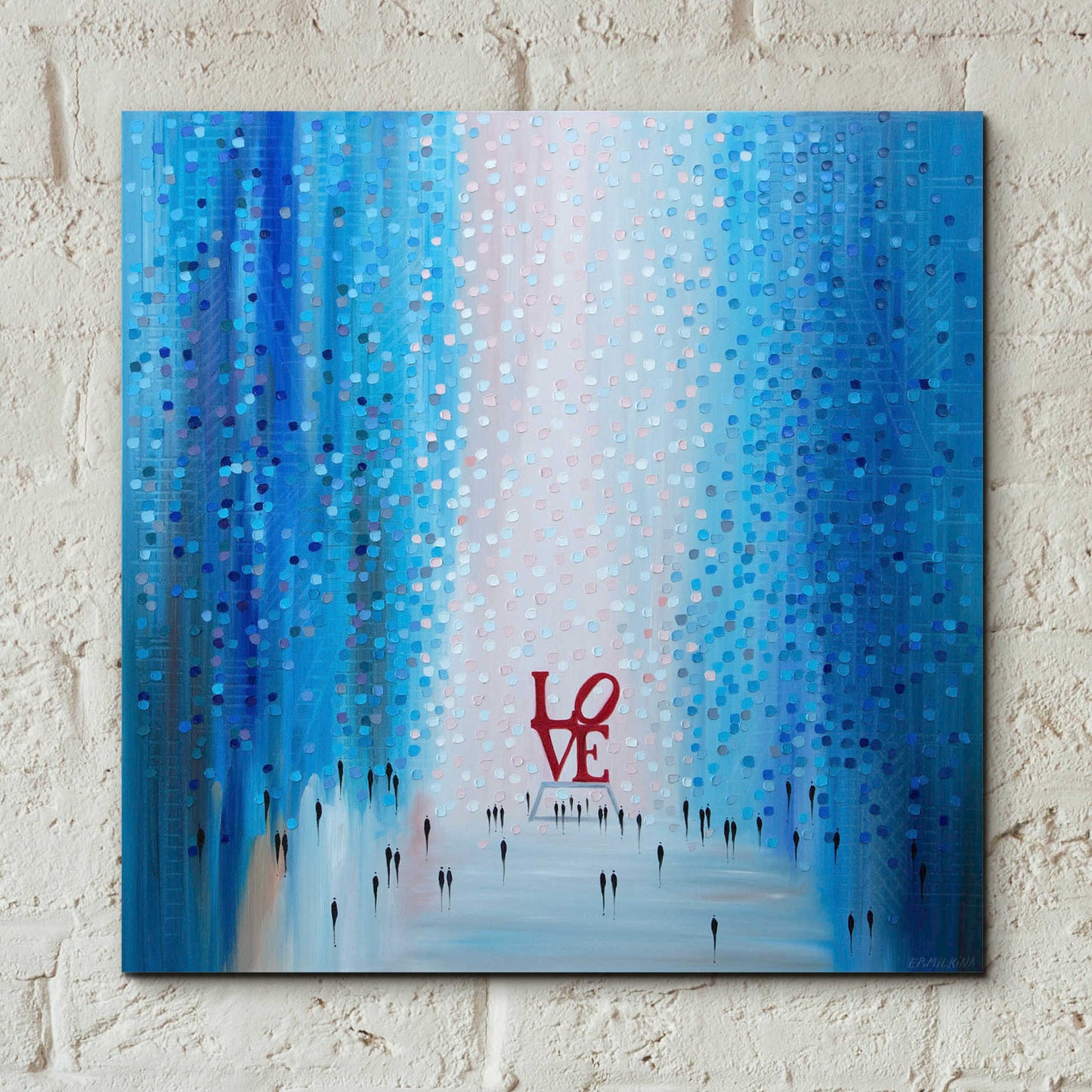 Epic Art 'In Love With You' by Ekaterina Ermilkina, Acrylic Glass Wall Art,12x12