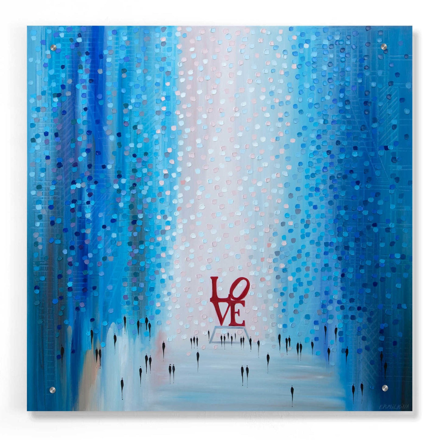 Epic Art 'In Love With You' by Ekaterina Ermilkina, Acrylic Glass Wall Art,24x24