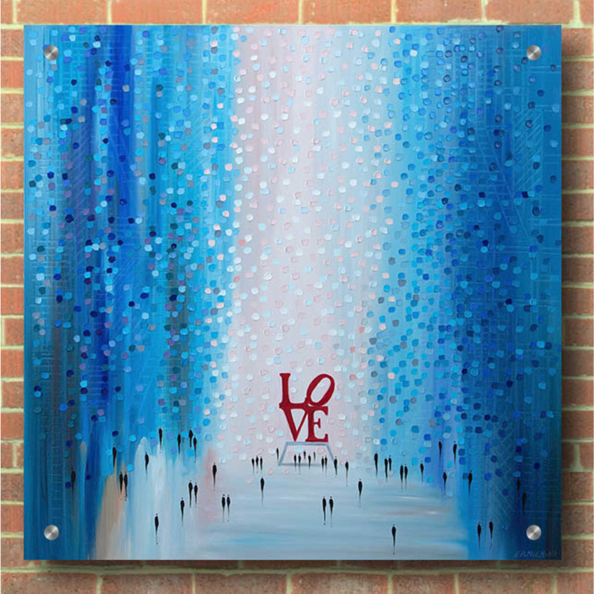 Epic Art 'In Love With You' by Ekaterina Ermilkina, Acrylic Glass Wall Art,36x36