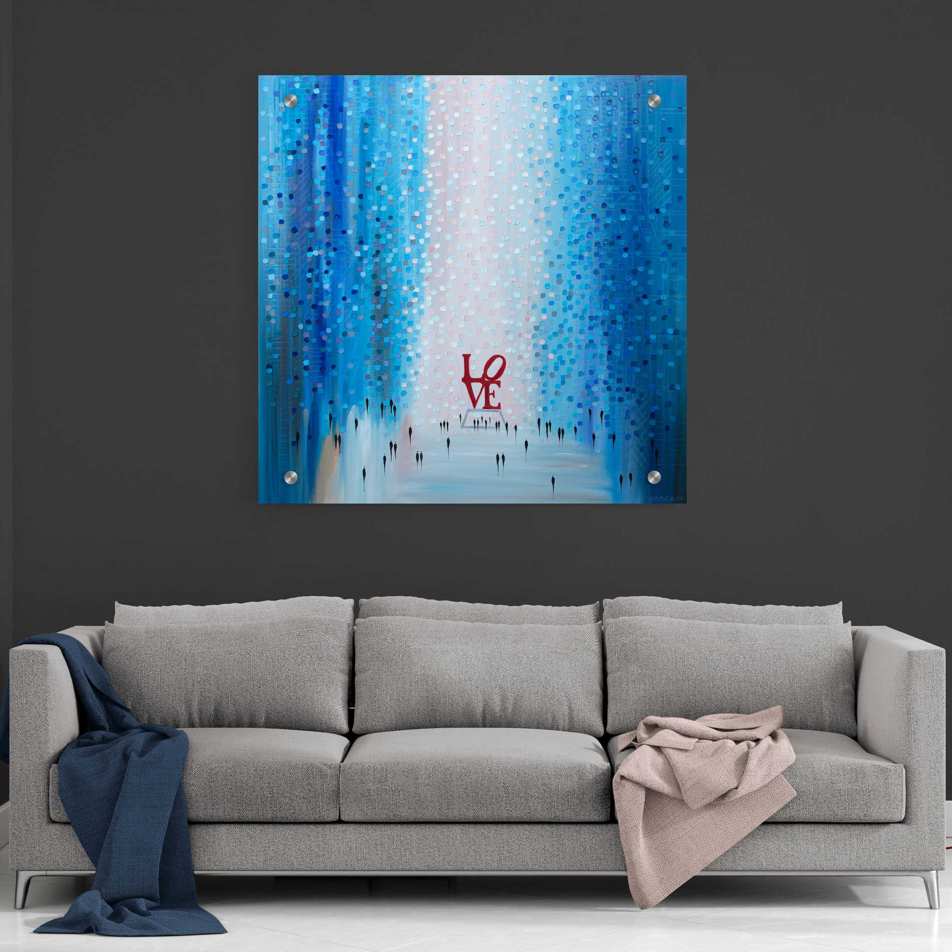 Epic Art 'In Love With You' by Ekaterina Ermilkina, Acrylic Glass Wall Art,36x36