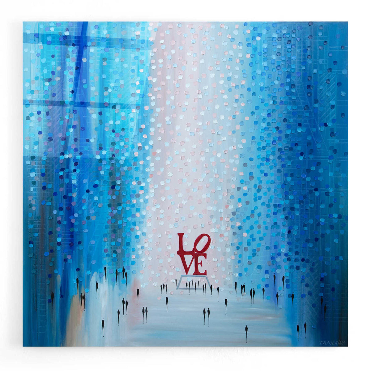 Epic Art 'In Love With You' by Ekaterina Ermilkina, Acrylic Glass Wall Art