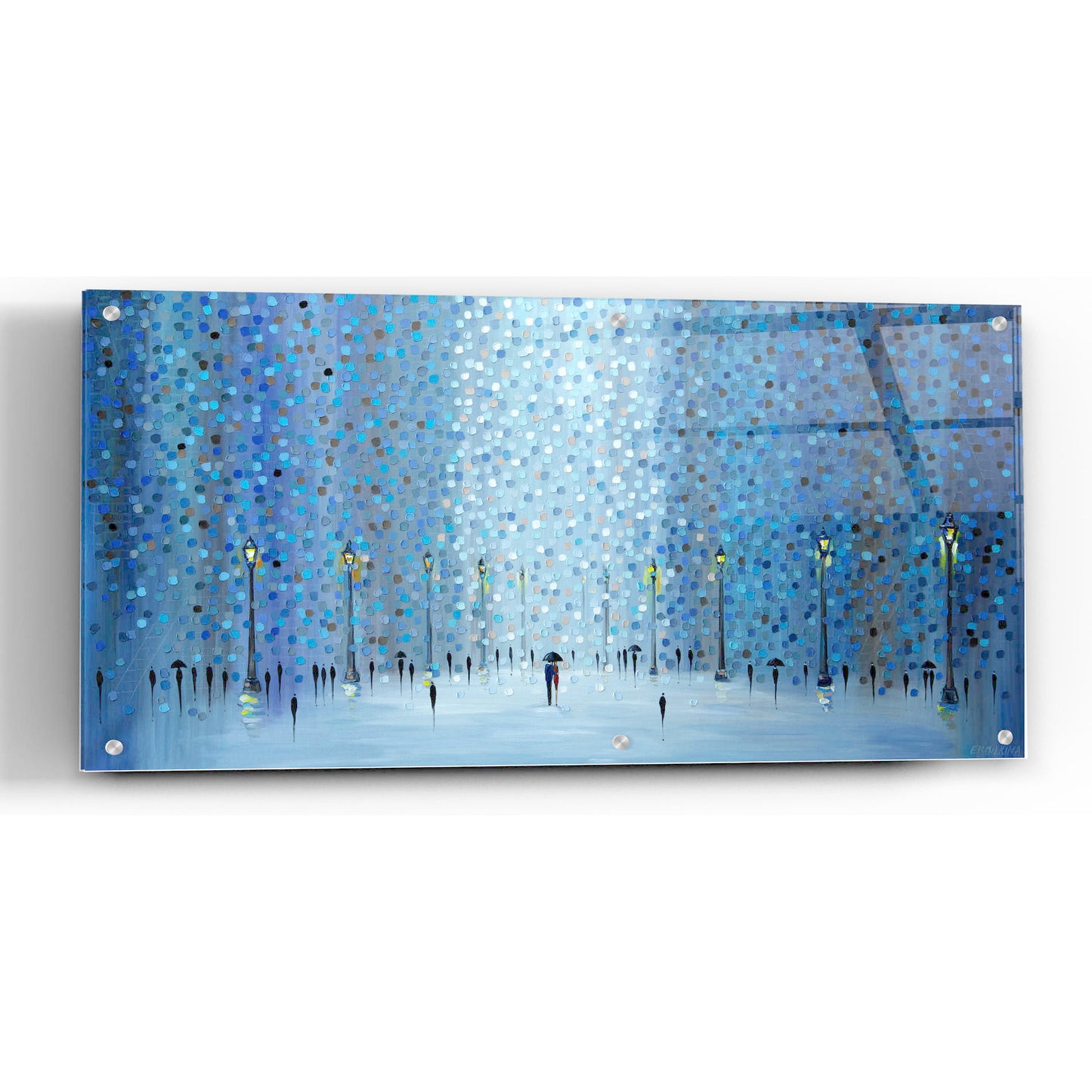 Epic Art 'When The Sky Fall' by Ekaterina Ermilkina, Acrylic Glass Wall Art,24x12