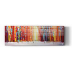 Epic Art 'Late Sunset' by Ekaterina Ermilkina, Acrylic Glass Wall Art,36x12