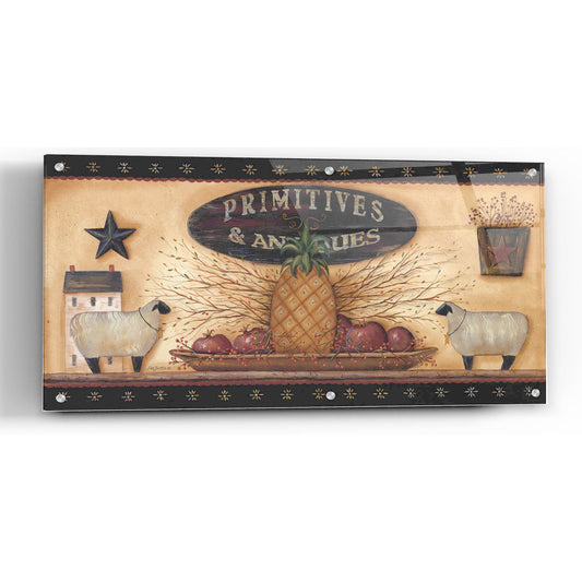 Epic Art 'Primitives & Antiques Shelf' by Pam Britton, Acrylic Glass Wall Art