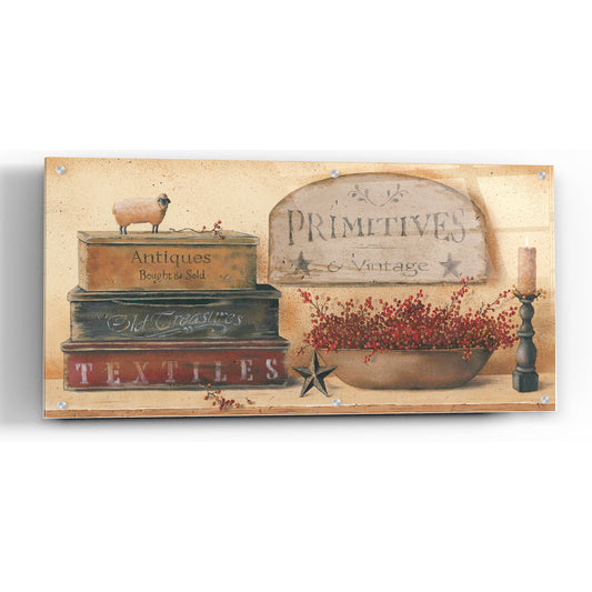 Epic Art 'Primitives & Vintage' by Pam Britton, Acrylic Glass Wall Art