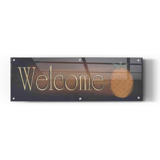 Epic Art 'Welcome II' by Pam Britton, Acrylic Glass Wall Art