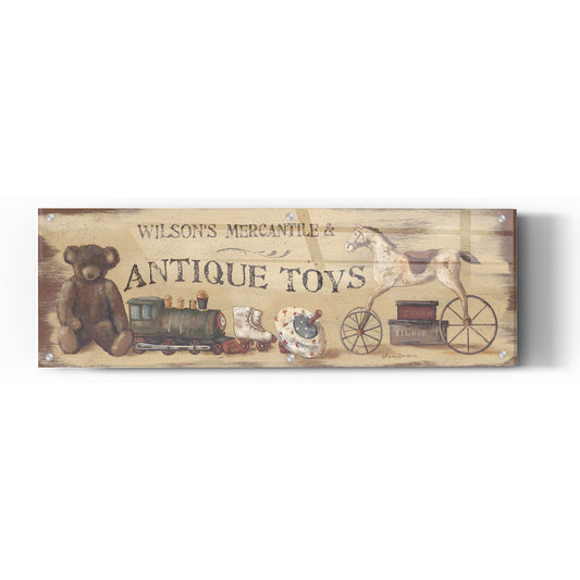 Epic Art 'Vintage Toys' by Pam Britton, Acrylic Glass Wall Art