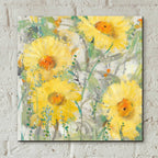 Epic Art 'Yellow Bunch II' by Tim O'Toole, Acrylic Glass Wall Art,12x12