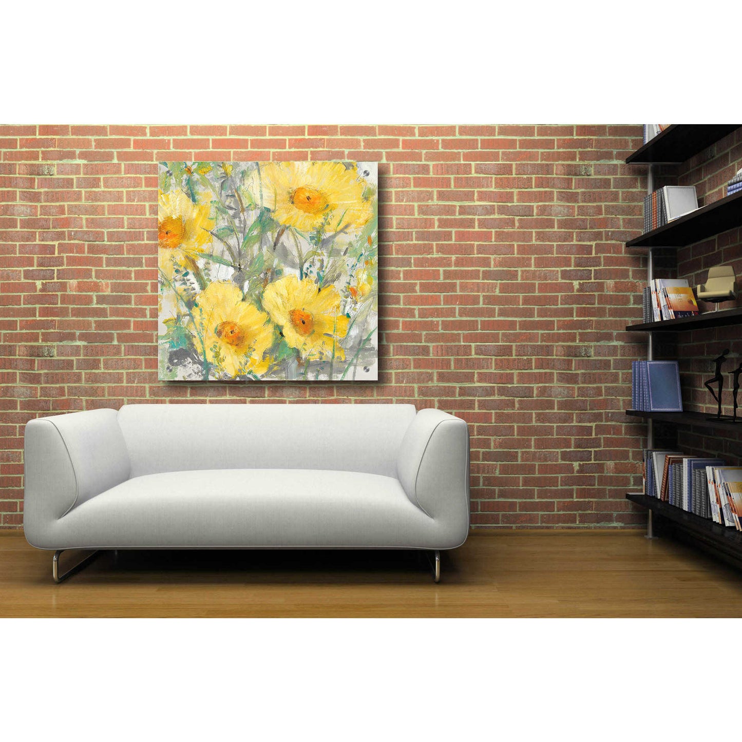 Epic Art 'Yellow Bunch I' by Tim O'Toole, Acrylic Glass Wall Art,36x36