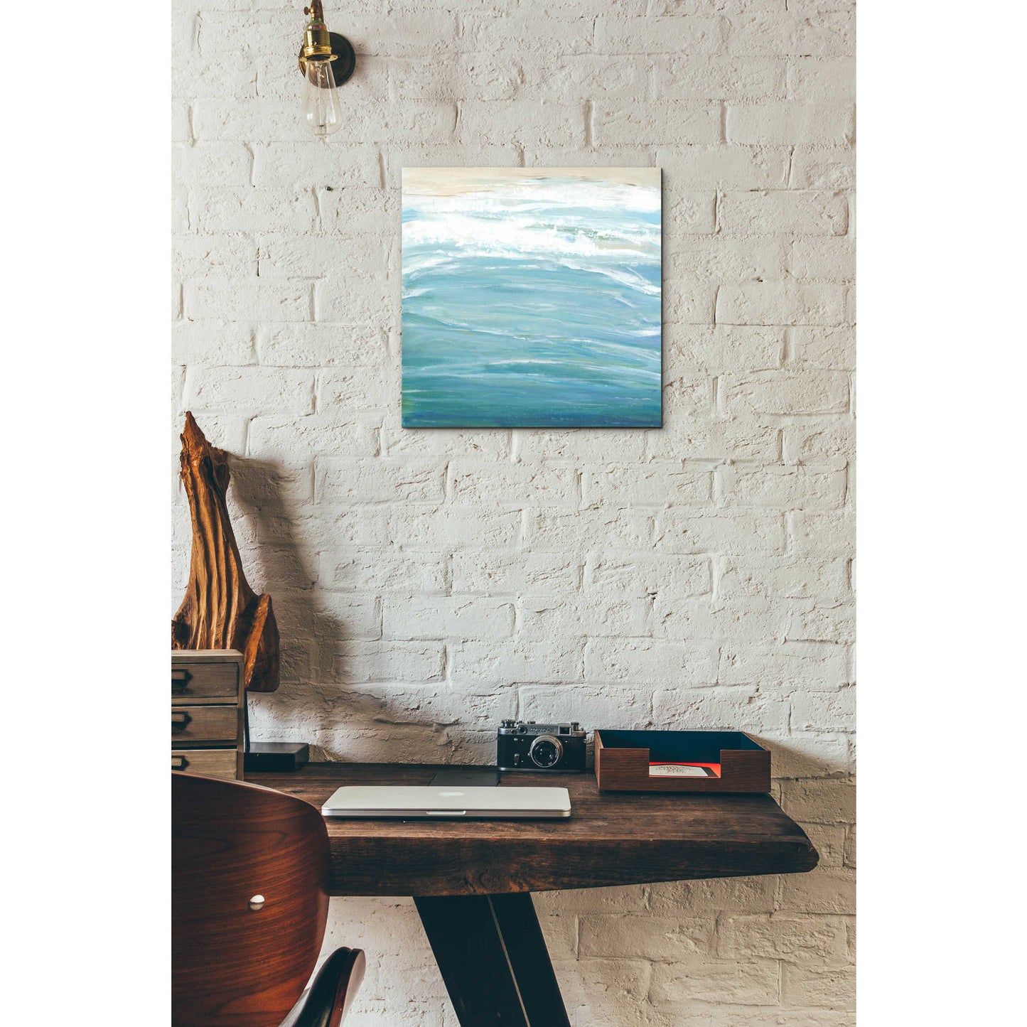 Epic Art 'Sea Breeze Coast II' by Tim O'Toole, Acrylic Glass Wall Art,12x12