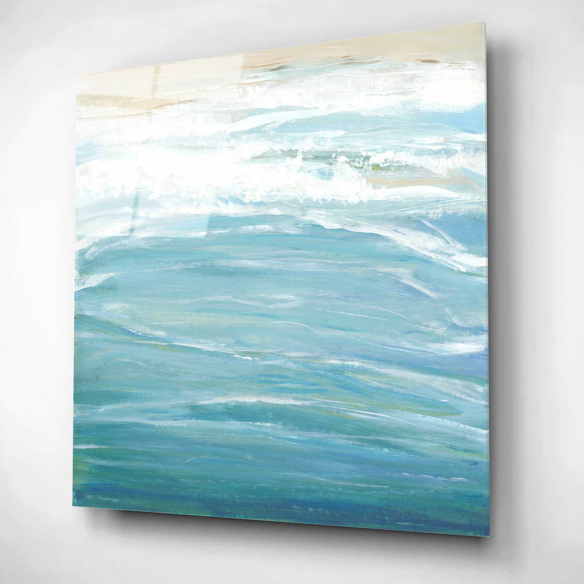 Epic Art 'Sea Breeze Coast II' by Tim O'Toole, Acrylic Glass Wall Art,12x12