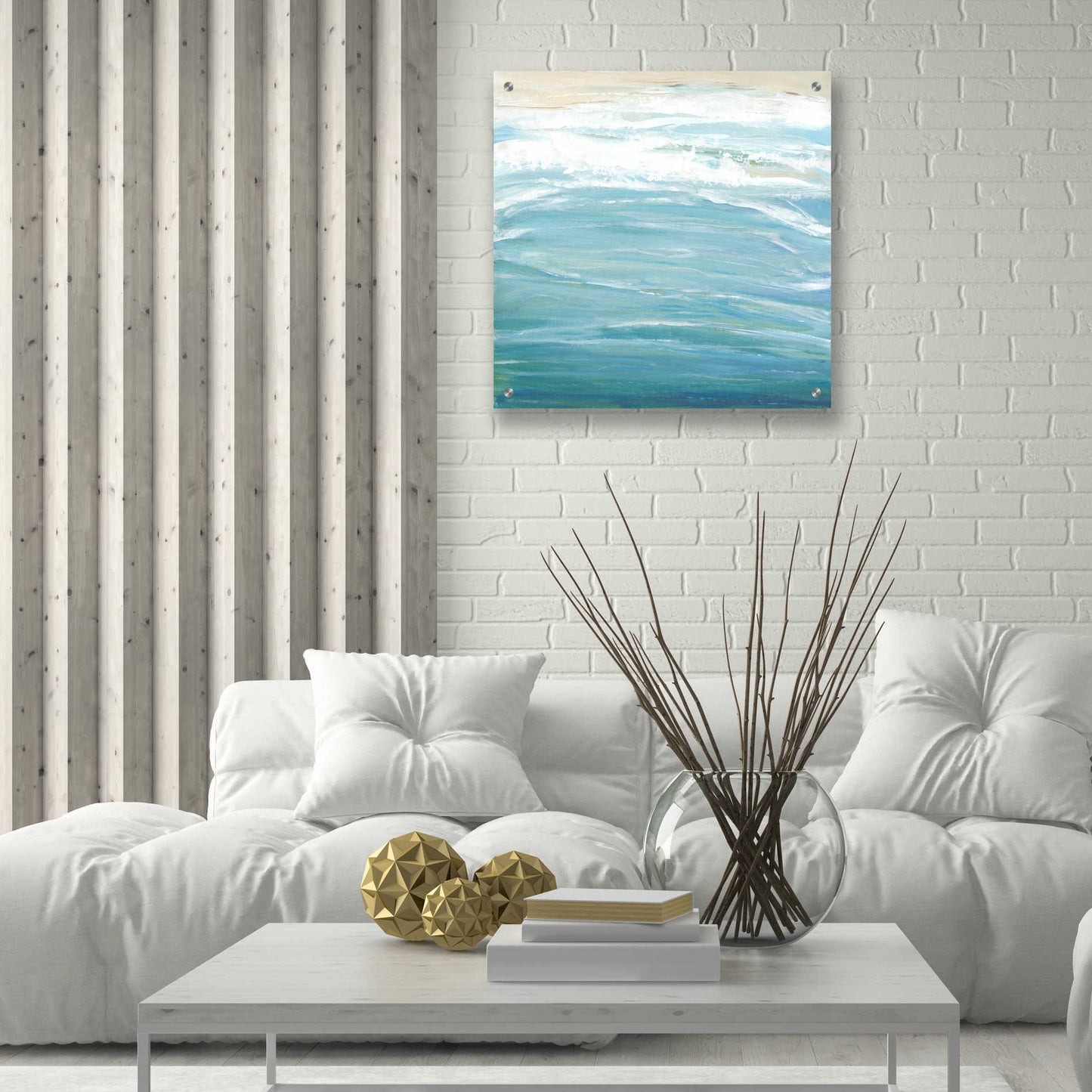 Epic Art 'Sea Breeze Coast II' by Tim O'Toole, Acrylic Glass Wall Art,24x24