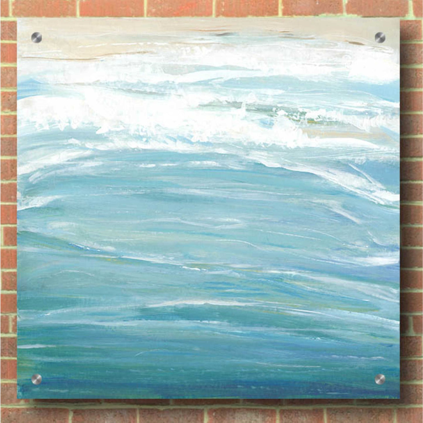 Epic Art 'Sea Breeze Coast II' by Tim O'Toole, Acrylic Glass Wall Art,36x36