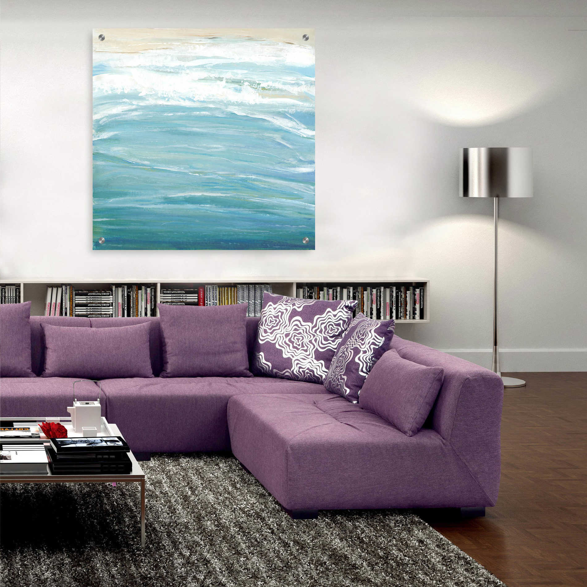 Epic Art 'Sea Breeze Coast II' by Tim O'Toole, Acrylic Glass Wall Art,36x36