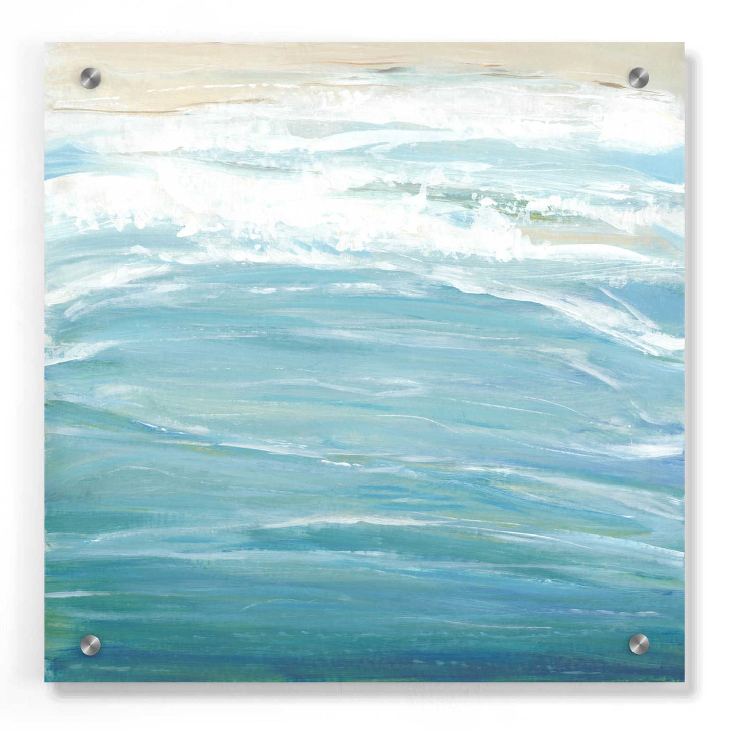 Epic Art 'Sea Breeze Coast II' by Tim O'Toole, Acrylic Glass Wall Art,36x36