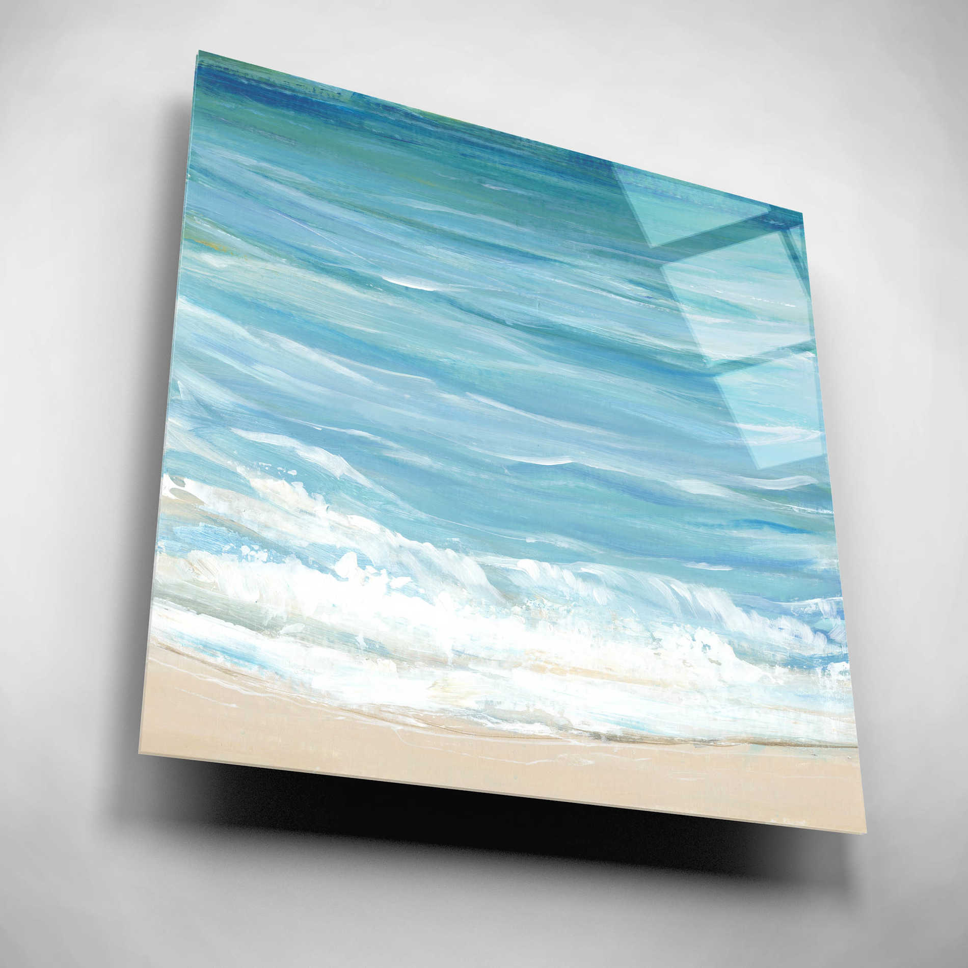 Epic Art 'Sea Breeze Coast I' by Tim O'Toole, Acrylic Glass Wall Art,12x12