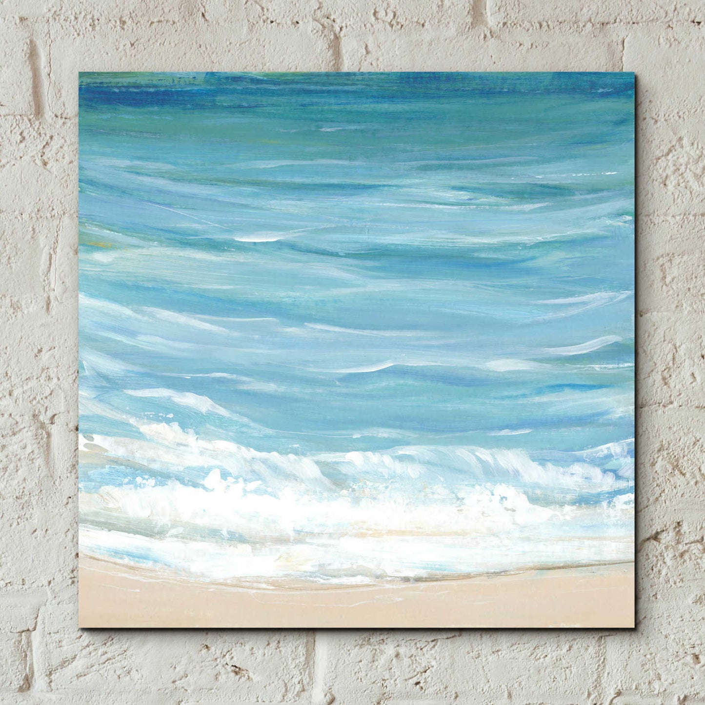 Epic Art 'Sea Breeze Coast I' by Tim O'Toole, Acrylic Glass Wall Art,12x12