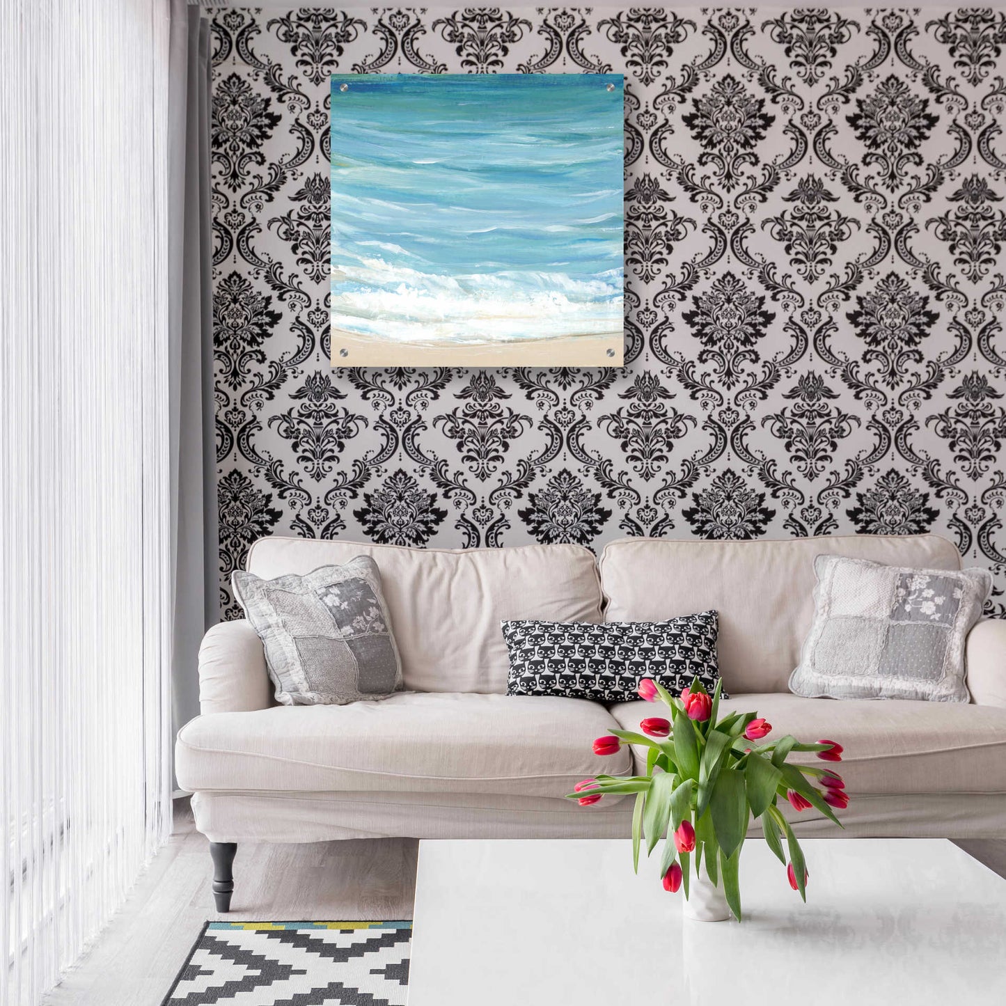 Epic Art 'Sea Breeze Coast I' by Tim O'Toole, Acrylic Glass Wall Art,24x24