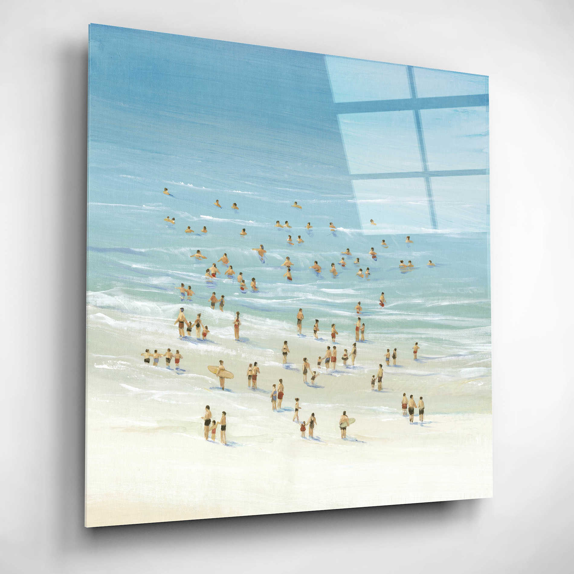 Epic Art 'Ocean Swim II' by Tim O'Toole, Acrylic Glass Wall Art,12x12