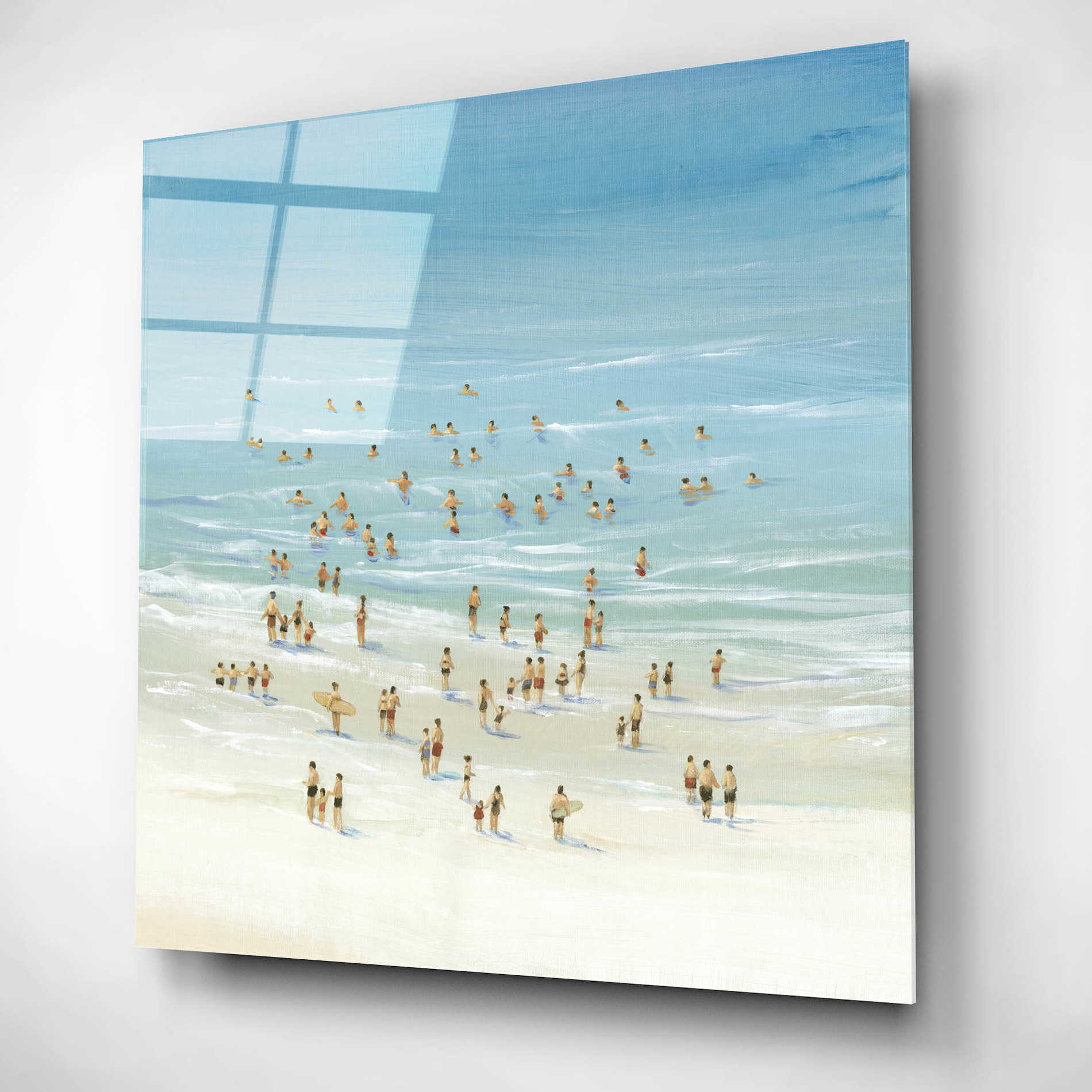 Epic Art 'Ocean Swim II' by Tim O'Toole, Acrylic Glass Wall Art,12x12