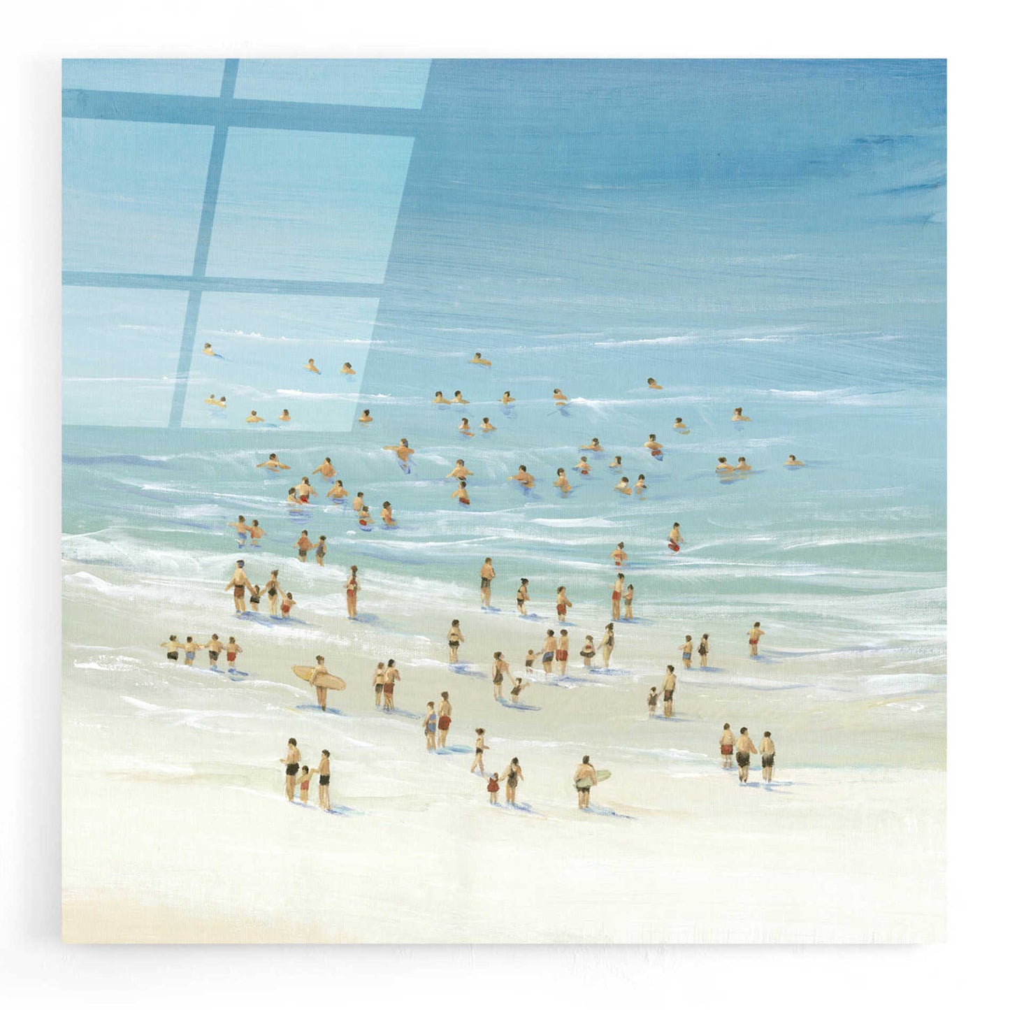 Epic Art 'Ocean Swim II' by Tim O'Toole, Acrylic Glass Wall Art,24x24
