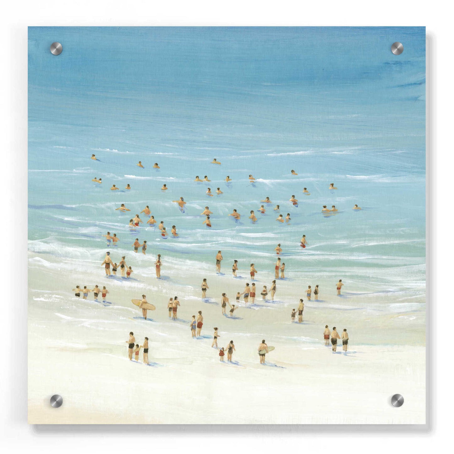 Epic Art 'Ocean Swim II' by Tim O'Toole, Acrylic Glass Wall Art,36x36